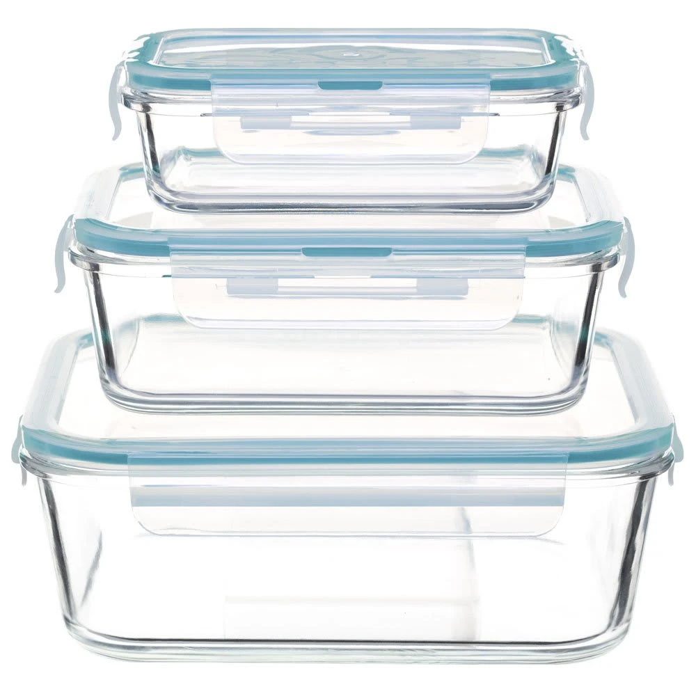 Lunch-Boxen 3er-Set In Transparent 3 Lunch-Boxen 3er-Set In Transparent