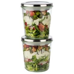 APS 2 Weck-Gläser Mit Deckel -Küchenzubehör aps aps 2 weck glaser mit deckel 4