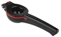 APS Limetten- Und Zitronenpresse In Schwarz/Rot 21 X 7 Cm, H: 5 Cm