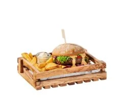 APS Table Caddy -OLIVE- In Braun, Maße: 25 X 18 X 6 Cm -Küchenzubehör aps table caddy olive in braun masse 25 x 18 x 6 cm 2