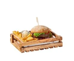 APS Table Caddy -OLIVE- In Braun, Maße: 25 X 18 X 6 Cm -Küchenzubehör aps table caddy olive in braun masse 25 x 18 x 6 cm 3