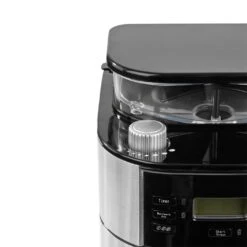 Kaffeemaschine Mit Mahlwerk In Edelstahl/Schwarz - 900W -Küchenzubehör barista kaffeemaschine mit mahlwerk in edelstahl schwarz 900w 7