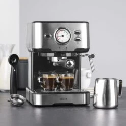 Espressomaschine Siebträger Barista Siebträgermaschine Milchschaumdüse 15 Bar -Küchenzubehör beem espressomaschine siebtrager barista siebtragermaschine milchschaumduse 15 bar 5