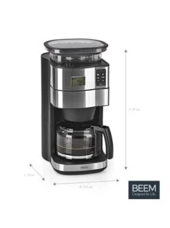 Kaffeemaschine Mahlwerk Timer FRESH-AROMA-PERFECT II Filterkaffeemaschine -Küchenzubehör beem kaffeemaschine mahlwerk timer fresh aroma perfect ii filterkaffeemaschine 3