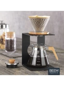 POUR OVER Kaffeebereiter Set 4 Tassen CLASSIC SELECTION 4-teilig Porzellan -Küchenzubehör beem pour over kaffeebereiter set 4 tassen classic selection 4 teilig porzellan 2