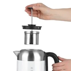 Teemaschine Teekocher Tee Und Wasserkocher Mit Teesieb 1,7L Warmhaltefunktion -Küchenzubehör beem teemaschine teekocher tee und wasserkocher mit teesieb 1 7l warmhaltefunktion 6