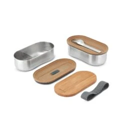 Black+Blum Edelstahl Bentobox, 2 X 500 Ml -Küchenzubehör black blum edelstahl bentobox 2 x 500 ml 4