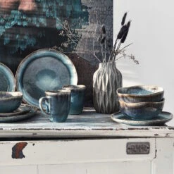 Geschirr-Set 16-tlg. HILDA In Dunkelblau -Küchenzubehör butlers geschirr set 16 tlg hilda in dunkelblau 19