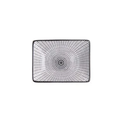 Schale Eckig 50ml DIM SUM In Schwarz-Weiß -Küchenzubehör butlers schale eckig 50ml dim sum in schwarz weiss 2