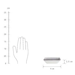 Schale Eckig 50ml DIM SUM In Schwarz-Weiß -Küchenzubehör butlers schale eckig 50ml dim sum in schwarz weiss 3