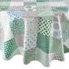 Wachstischdecke Patchwork Ø 140 Cm WATERPROOF In Grün -Küchenzubehör butlers wachstischdecke patchwork o 140 cm waterproof in grun