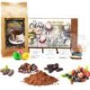 Trinkschokolade Geschenkset | 12x Fruchtige Sorten + Trinkglas -Küchenzubehör candt trinkschokolade geschenkset 12x fruchtige sorten trinkglas