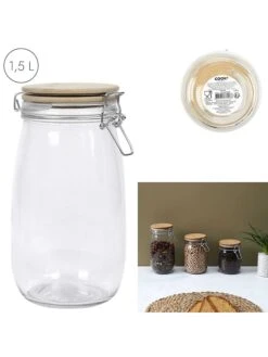 Vorratsglas In Natur -Küchenzubehör cook concept vorratsglas in natur 2