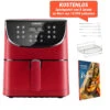 5,5-Liter Heißluftfritteuse Mit Spießregalsatz Rot -Küchenzubehör cosori 5 5 liter heissluftfritteuse mit spiessregalsatz rot