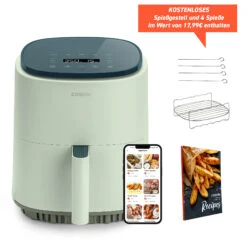 Cosori Smart Lite 3.8L Heißluftfritteuse, 1500W, Grün