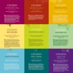 2er Set GESCHENK-BOX "Kräuter-Früchte -TEE" BIO 45 Teebeutel In 9 Sorten -Küchenzubehör creano 2er set geschenk box krauter fruchte tee bio 45 teebeutel in 9 sorten 4