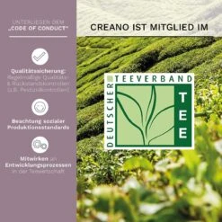 7tlg. Set: Holz-Teekiste + 6 Teeblumen "ErblühTee Schwarzer Tee" -Küchenzubehör creano 7tlg set holz teekiste 6 teeblumen erbluhtee schwarzer tee 2