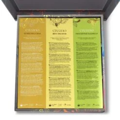 GESCHENK-BOX "Kräuter-Früchte -TEE" BIO 27 Teebeutel In 9 Sorten -Küchenzubehör creano geschenk box krauter fruchte tee bio 27 teebeutel in 9 sorten 3