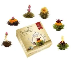 MIXED 6er Box Teeblumen Grüner/Weißer/Schwarzer Tee