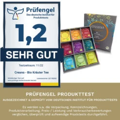 Set 45er + 27er BIO GESCHENK-BOX "Kräuter-Früchte -TEE" Teebeutel In 9 Sorten 10 Set 45er + 27er BIO GESCHENK-BOX "Kräuter-Früchte -TEE" Teebeutel In 9 Sorten -Küchenzubehör creano set 45er 27er bio geschenk box krauter fruchte tee teebeutel in 9 sorten 1