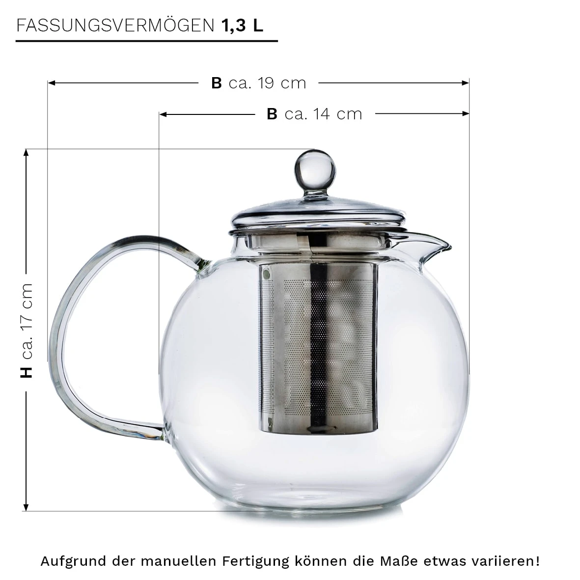 Teekannen-Geschenkset 1x Teekanne 1.3l Inkl. 2 Teeblumen Grüner + Weißer Tee 7 Teekannen-Geschenkset 1x Teekanne 1.3l Inkl. 2 Teeblumen Grüner + Weißer Tee – Bild 5