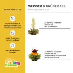Teekannen-Geschenkset 1x Teekanne 1.3l Inkl. 2 Teeblumen Grüner + Weißer Tee 13 Teekannen-Geschenkset 1x Teekanne 1.3l Inkl. 2 Teeblumen Grüner + Weißer Tee -Küchenzubehör creano teekannen geschenkset 1x teekanne 1 3l inkl 2 teeblumen gruner weisser tee 5