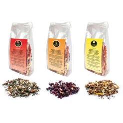 Thermo-Teamaker Grün, 400ml Mit Filztasche, + 3x Kräuter/Früchte Tee MIX 180gr -Küchenzubehör creano thermo teamaker grun 400ml mit filztasche 3x krauter fruchte tee mix 180gr 5