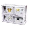 4er-Set: Espresso-Gläser "Minnie Mouse" In Transparent/ Gold/ Schwarz - 100 Ml -Küchenzubehör disney minnie mouse 4er set espresso glaser minnie mouse in transparent gold schwarz 100 ml