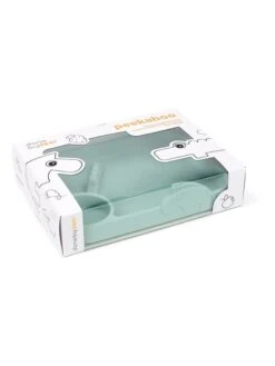 Done By Deer Esslernteller "Deer Friends" In Hellblau - (L)21,5 X (B)16 Cm -Küchenzubehör done by deer esslernteller deer friends in hellblau l 21 5 x b 16 cm 2