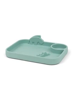 Done By Deer Esslernteller "Deer Friends" In Hellblau - (L)21,5 X (B)16 Cm