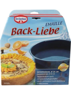 Dr. Oetker Springform "Back Liebe" In Dunkelblau - Ø 26 Cm -Küchenzubehör dr oetker springform back liebe in dunkelblau o 26 cm 2