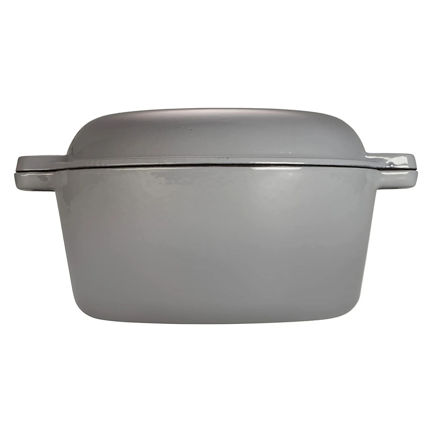 2 Tlg. Set Gusseisen Bräter Mit Deckel 3.5 L In Grau 4 2 Tlg. Set Gusseisen Bräter Mit Deckel 3.5 L In Grau – Bild 2