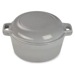 2 Tlg. Set Gusseisen Bräter Mit Deckel 3.5 L In Grau 9 2 Tlg. Set Gusseisen Bräter Mit Deckel 3.5 L In Grau -Küchenzubehör echtwerk 2 tlg set gusseisen brater mit deckel 3 5 l in grau 2