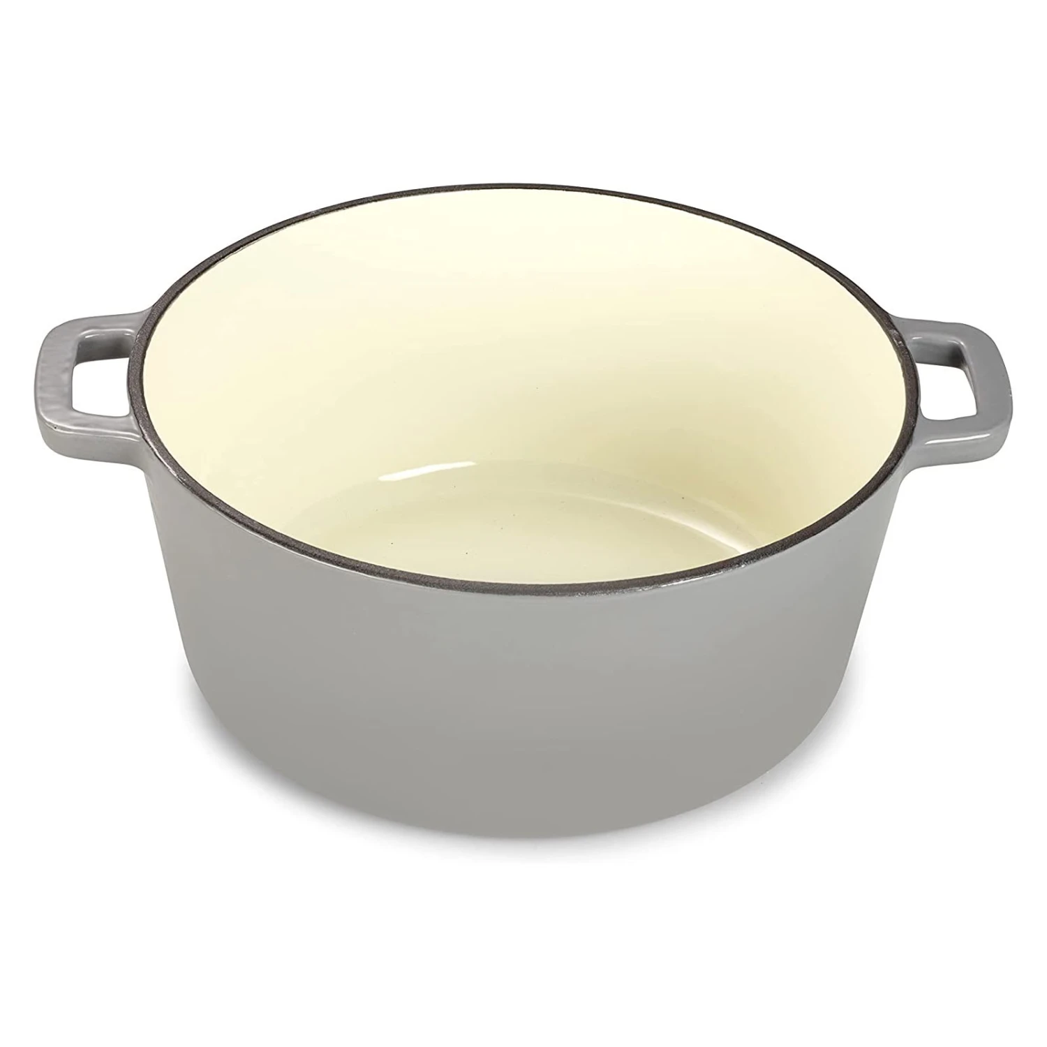 2 Tlg. Set Gusseisen Bräter Mit Deckel 3.5 L In Grau 7 2 Tlg. Set Gusseisen Bräter Mit Deckel 3.5 L In Grau – Bild 5