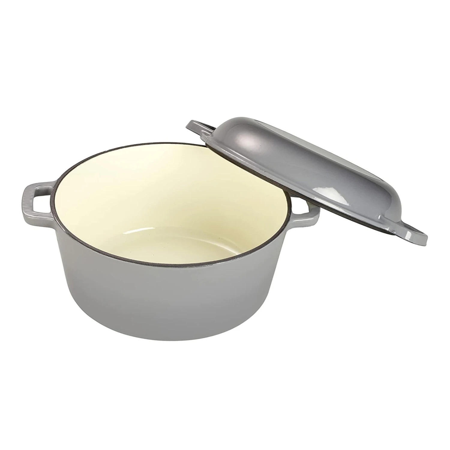 2 Tlg. Set Gusseisen Bräter Mit Deckel 3.5 L In Grau 3 2 Tlg. Set Gusseisen Bräter Mit Deckel 3.5 L In Grau