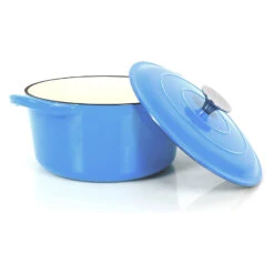 2 Tlg. Set Gusseisentopf Mit Deckel 3.5 L In Hellblau 7 2 Tlg. Set Gusseisentopf Mit Deckel 3.5 L In Hellblau -Küchenzubehör echtwerk 2 tlg set gusseisentopf mit deckel 3 5 l in hellblau 2