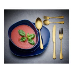 30 Tlg. Set Tafelbesteck "Sorrent" In Gold -Küchenzubehör echtwerk 30 tlg set tafelbesteck sorrent in gold 5