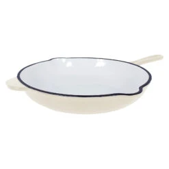 Gusseisen Bratpfanne In Creme