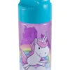 Trinkflasche "Einhorn" In Türkis/ Lila - (H)18 X Ø 6,5 Cm -Küchenzubehör einhorn von p os trinkflasche einhorn in turkis lila h 18 x o 6 5 cm