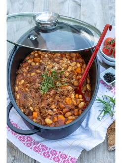 ELO 2tlg. Bräter-Set "Alucast" In Schwarz - 7 L -Küchenzubehör elo 2tlg brater set alucast in schwarz 7 l 1