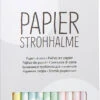 FOLIA Papierstrohhalme PASTEL DOTS, 25 Stück -Küchenzubehör folia papierstrohhalme pastel dots 25 stuck