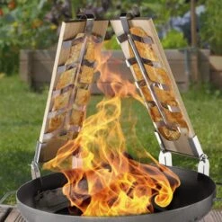 2er Set Flammlachsbrett In Braun 7 2er Set Flammlachsbrett In Braun -Küchenzubehör gaumenkick 2er set flammlachsbrett in braun 2