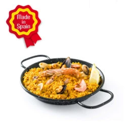 Paella Pfanne Emailliert In Schwarz - D: 38cm 9 Paella Pfanne Emailliert In Schwarz - D: 38cm -Küchenzubehör gaumenkick paella pfanne emailliert in schwarz d 38cm 3