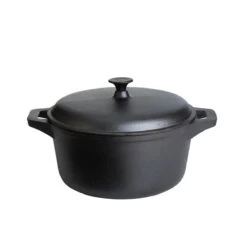 Schmortopf Gusseisen In Schwarz - 20cm