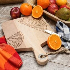 Schneidebrett Zitronen Mangoholz In Natur - L: 38cm -Küchenzubehör gaumenkick schneidebrett zitronen mangoholz in natur l 38cm 4