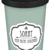 Coffee To Go Becher Sorry In Türkis - 400 Ml -Küchenzubehör geda labels coffee to go becher sorry in turkis 400 ml