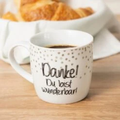 Tasse Bester Papa In Weiß/Silber - 300 Ml -Küchenzubehör geda labels tasse bester papa in weiss silber 300 ml 2