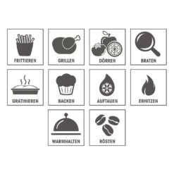 Heißluft Fritteuse Friteuse Fritöse Edelstahl XXL Air Fryer Backofen 12 Liter -Küchenzubehör gourmetmaxx heissluft fritteuse friteuse fritose edelstahl xxl air fryer backofen 12 liter 2