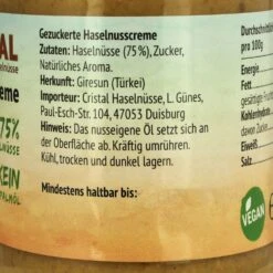 300g Premium Haselnusscreme Von Cristal -Küchenzubehör granar 300g premium haselnusscreme von cristal 2