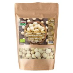 500g Bio Macadamia Kerne Style 1 - Naturbelassen